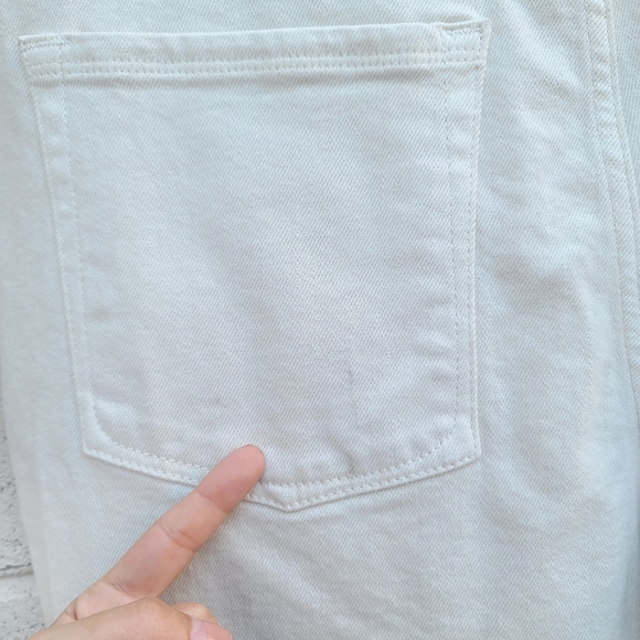 Good American | Good Classic High Waist Straight Leg Jeans in Bone011 NEW - Picture 11 of 12